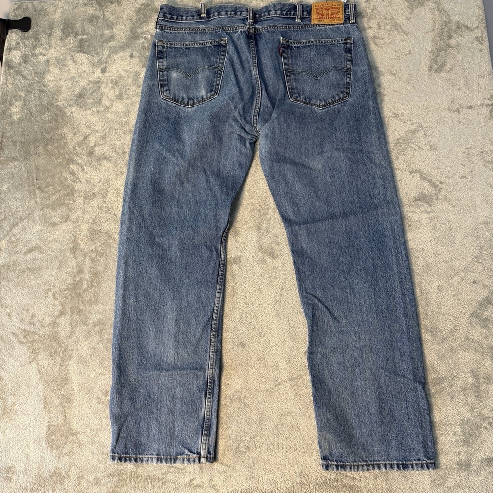 Levis 505 Jeans Mens 40x32 Blue Denim Regular Fit Straight Leg Work Pants